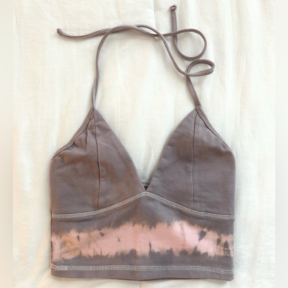 Mora Girls tie dye halter top